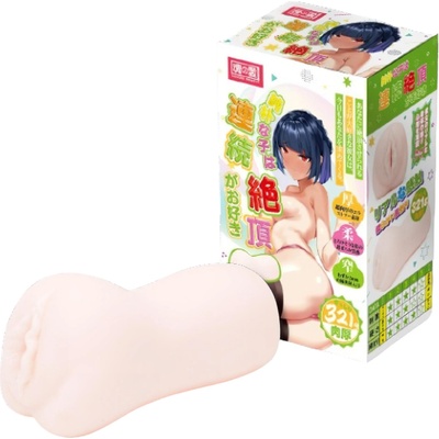 TAMASHII Continuous Orgasm - аниме вагина мастурбатор (телесен цвят)