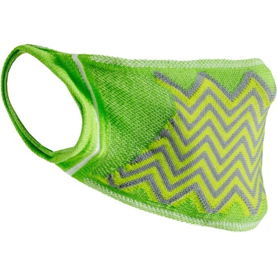 Result COT30V15Xg8899-lime/grey Maska Zigzag RV 015X zelená lime/šedá uni 5 ks