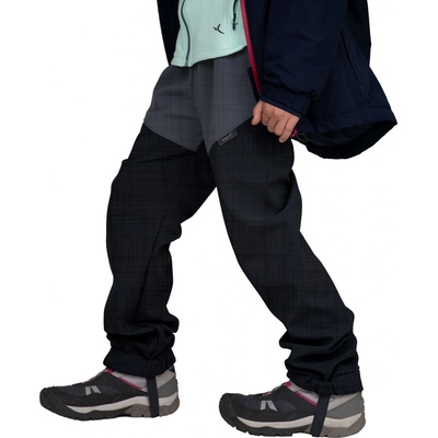 Unuo Batolecí softshellové oteplovačky LIght se sherpou Šedá Žíhaná Černá Žíhaná