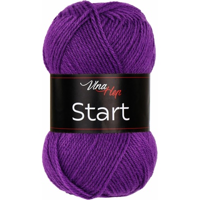 Vlna-hep Příze Start - akryl Start: NOVINKA - 41100 Fialová (antipilling)
