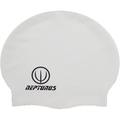 Neptunus Силиконова шапка за плуване, бяла - neptunus atlas