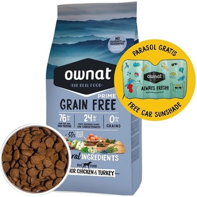 Ownat Grain Free Prime Senior Chicken & Turkey 12 kg
