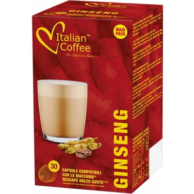 Iatlian Coffee Nescafe Dolce Gusto ženšen 30 ks