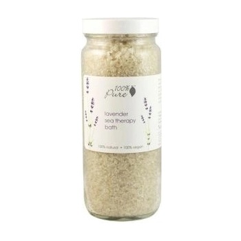 100% Pure Levandule a mořské řasy koupelová sůl 427 g