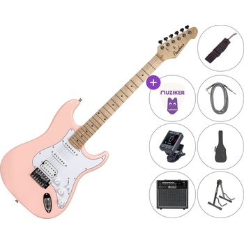 Pasadena ST-11 SET 40W Pink Електрическа китара