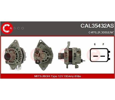 Generátor CASCO CAL35432AS