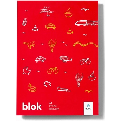 Poznámkový blok SVĚT A4 - linkovaný 50 listů
