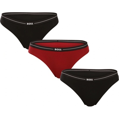 3PACK dámske nohavičky BOSS viacfarebné (50510016 966)