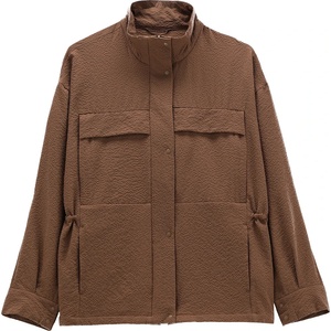 Jeanne Baret Дамско ежедневно яке Jeanne Baret Women's Sunflower Sahariana Casual jacket - Cork - размер 44 (EU) (103-2519-0216)