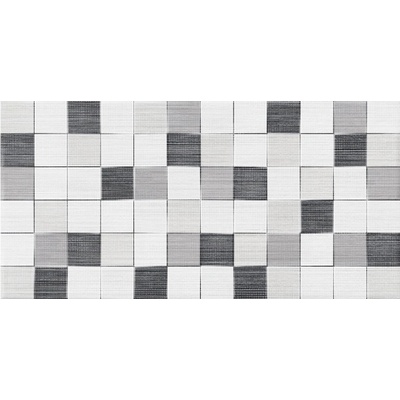 Keros ДЕКОР TESSILE CUBIK GRIS 25x50