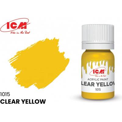 ICM Clear Yellow 1015 bottle 12 ml