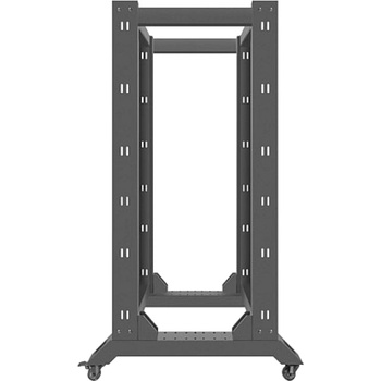 Lanberg open rack 27U 600x800, black (OR01-6827-B)