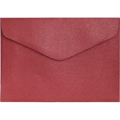 Galeria Papieru obálky C6 Pearl červená K 150g, 10ks
