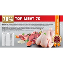 Bardog Lisované granule za studena Top Meat 70 32 kg