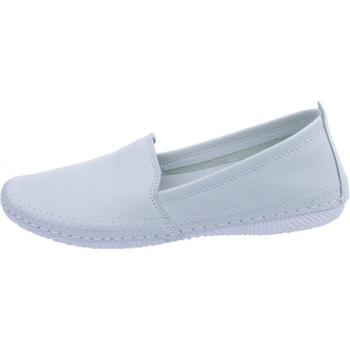 Eric Nurnberg Iber kožené letní mokasíny sv. zelené