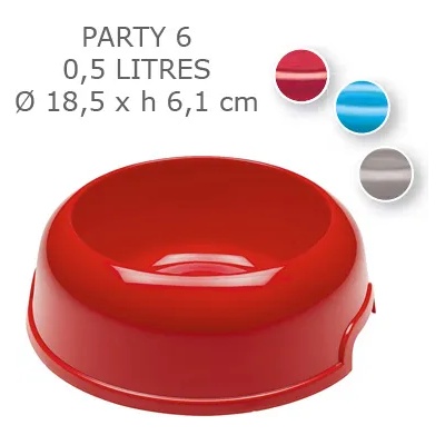 Ferplast PARTY 6, Пластмасова купа с гумички - 500 мл