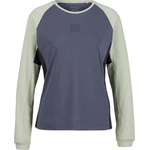 Stoic Дамска фланелка с дълъг ръкав за колоездене Stoic Women's PerformanceMerino LofsdalenSt. MTB L/S Cycling jersey - Light Agave Green / Multi (156-2840-0213)