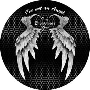 Excess Голяма плажна кърпа Excess Black Wings (EX-21782)