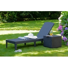 Allibert Jaipur Sun Lounger hnedé