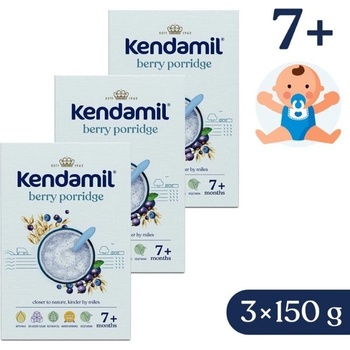Kendamil Mléčná kaše s lesním ovocem 3 x 150 g
