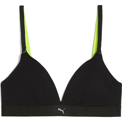 Tommy Hilfiger Cotton Triangle bralette čierna