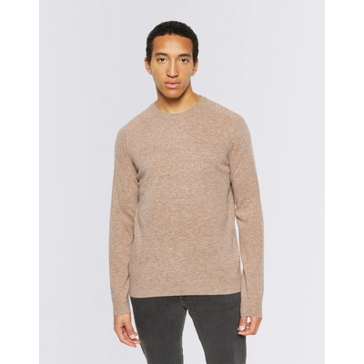 Knowledge Cotton O-Neck Wool Knit 1336 Kelp melange