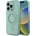 GUESS Калъф Guess IML Rhinestones MagSafe за iPhone 16 Pro Max - зелен (3666339305932)