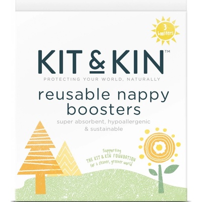 KIT & KIN vkladacie z prírodného materiálu 3 ks