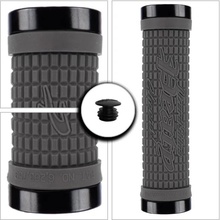 Lizard Skins Dual-Clamp Lock-On Peaty Graphite