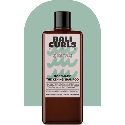 Bali Curls rozmarýnový šampon pro slabé a jemné vlasy 200 ml