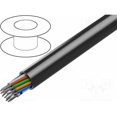 Belden 8619 060100 Vodič 19x18AWG nestíněný 300V 30m Cu lanko chromová