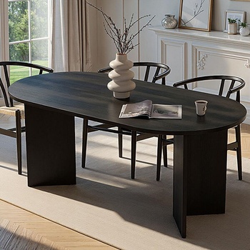 ASG Трапезна маса sablin дърво/черно (8684283850082)