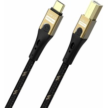 Oehlbach D1C9547 USB-C USB 2.0 USB-C®, USB-B zástrčka 1m černý/zlatý
