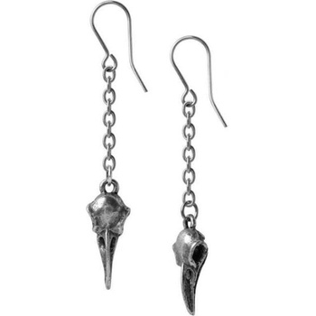 Alchemy gothic обеци ALCHEMY GOTHIC - Rabenschadel Droppers - E473