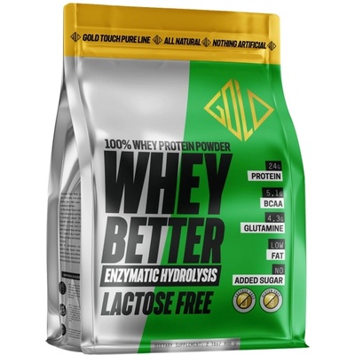 GoldTouch Nutrition Whey Better HydroProtein 80 Lactose Free [908 грама] Неовкусен