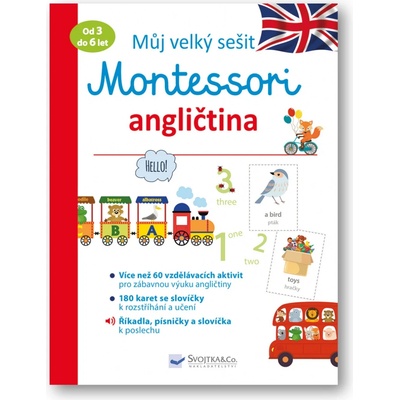Barusseau, Lydie - Můj velký sešit Montessori - angličtina - 3 až 6 let