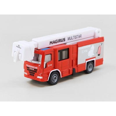 SIKU Magirus Multistar TLF Hasiči s teleskopickou plošinou 1:87