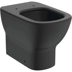 Ideal Standard Tesi - Тоалетна с висока седалка, отвод отдолу, AquaBlade, черна T0077V3 (T0077V3)