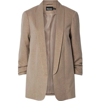 PIECES Сако Pieces Bosella blazer - Brown (Fossil)