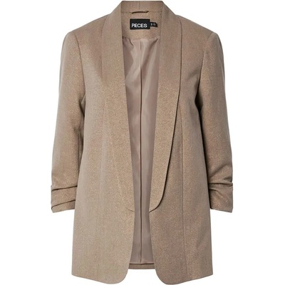PIECES Сако Pieces Bosella blazer - Brown (Fossil)