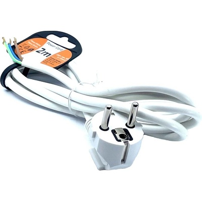 Solight Flexo šňůra, 2m, 3 x 1mm2 - bílá – Zboží Živě