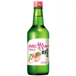 SOJU Jinro Корейска напитка Soju Peach Праскова 350 мл