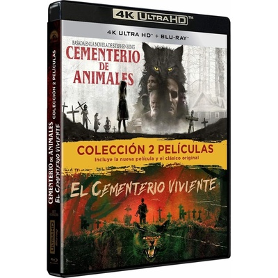Řbitov zvířátek (2019) / Hřbitov domácích zvířátek (1989) 4K UHD BD