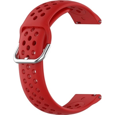 Techsuit Каишка Techsuit - W004, Galaxy Watch/Huawei Watch, 22mm, червена (KF239507)