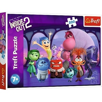 Trefl Пъзел 200 - Отвътре навън / Disney Отвътре навън 2 (13324)