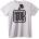 NOONEBRAND Тениска Черен Apple Лого - 2XL, White