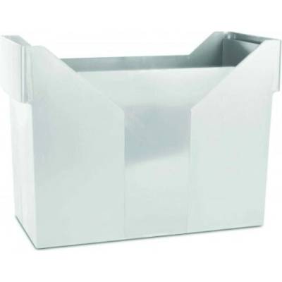 Zásobník na závesné obaly DONAU sivý