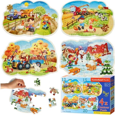 Castorland Ročné Obdobia 4v1