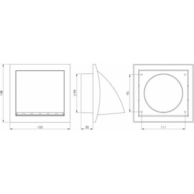 EUROPLAST ND10FVA antracit