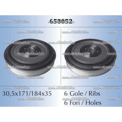 Starline řemenice klikové hřídele RS 658052